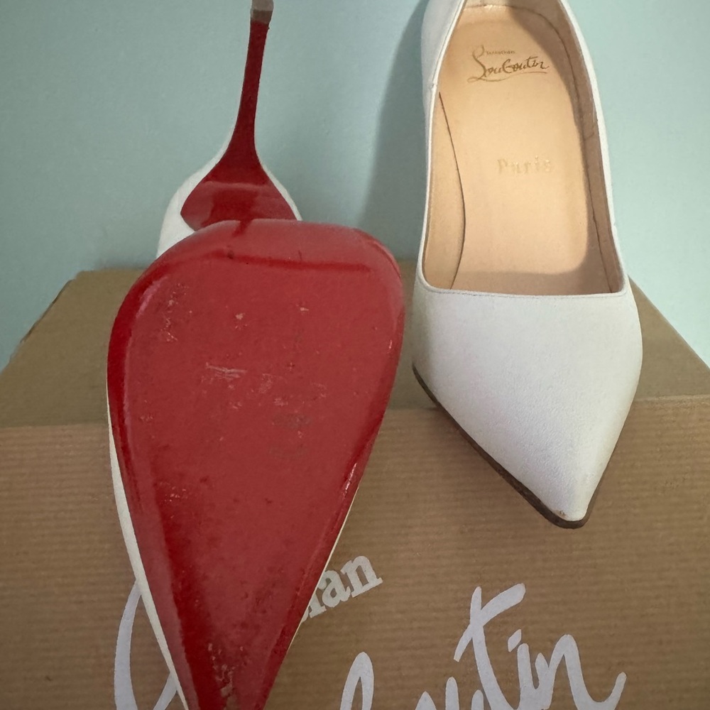 Elegant White High Heels - Picture 7 of 13